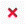 Icon: Red X