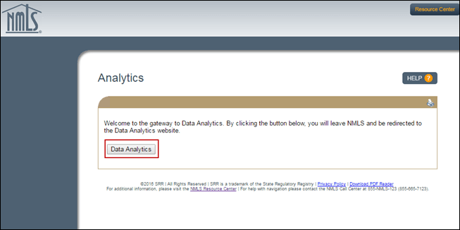 Click the Data Analytics button to launch QlikView.