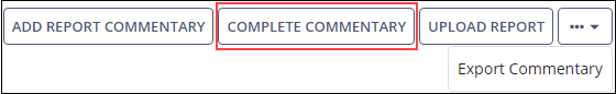 Complete Commentary menu command