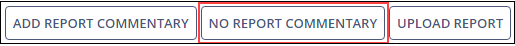 screen capture showing the No Report Commentary menu command